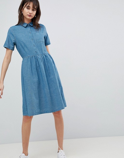 Selected Denim Chambray Shirt Dress | ASOS US