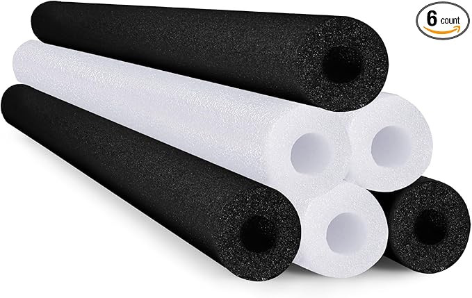 Hanaive 6 Pack Pool Foam Noodles Swim Hollow Bright Pool Noodles Bulk Floats Heavy Duty for Swimm... | Amazon (US)