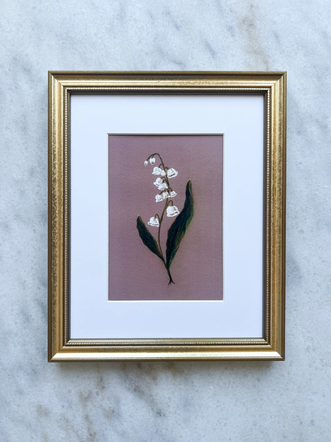 LILLIAN Botanical Art Farmhouse Art Lily of the Valley Art Print Vintage Floral Print Kitchen Art... | Etsy (US)