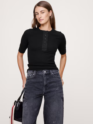 Ribbed Henley | Banana Republic (US)