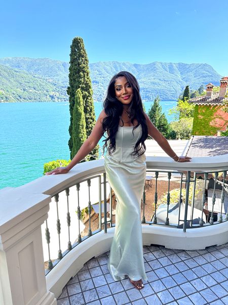 Finally getting a moment to post — BIG congratulations to my bestie @avapearl + @cedricjrogers on their recent nuptials!! 💍✨ It was such a gorg backdrop in Lake Como, Italy with an even more beautiful ceremony! Wishing you a lifetime of love + happiness together! Cheers to finding your forever person 🥂♾️😘 

Our bridesmaid dresses turned out fab! N come in so many different necklines + shades. Linking them for any of you looking for wedding options! (would also make a fab wedding guest dress) 🤍

#newleyweds #lakecomo #lakecomoitaly #lakecomowedding #italytrip #bridesmaid #bridesmaiddress #bridesmaidoutfit #meshki 

#LTKtravel #LTKSeasonal #LTKwedding