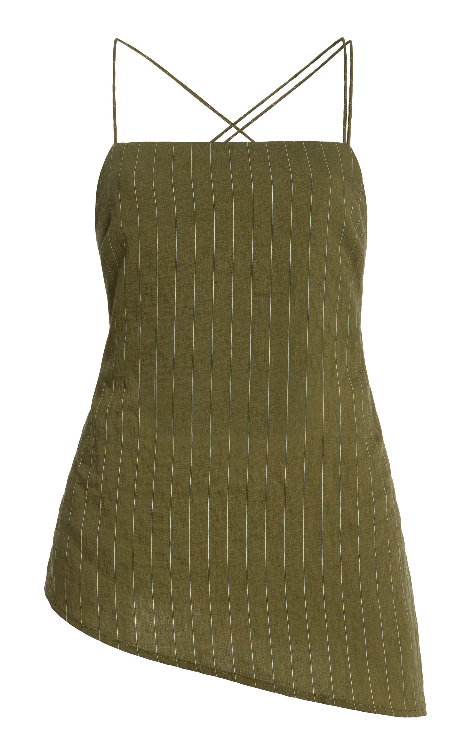 ELCE - Exclusive Amelie Striped Camisole Top - Khaki - S - Moda Operandi | Moda Operandi (Global)