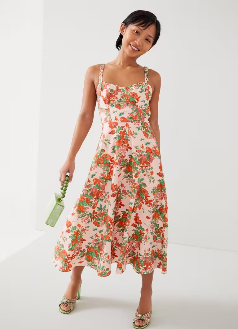 Lucy Petite Neon Garden Organic Cotton Sun Dress | L.K. Bennett (UK)