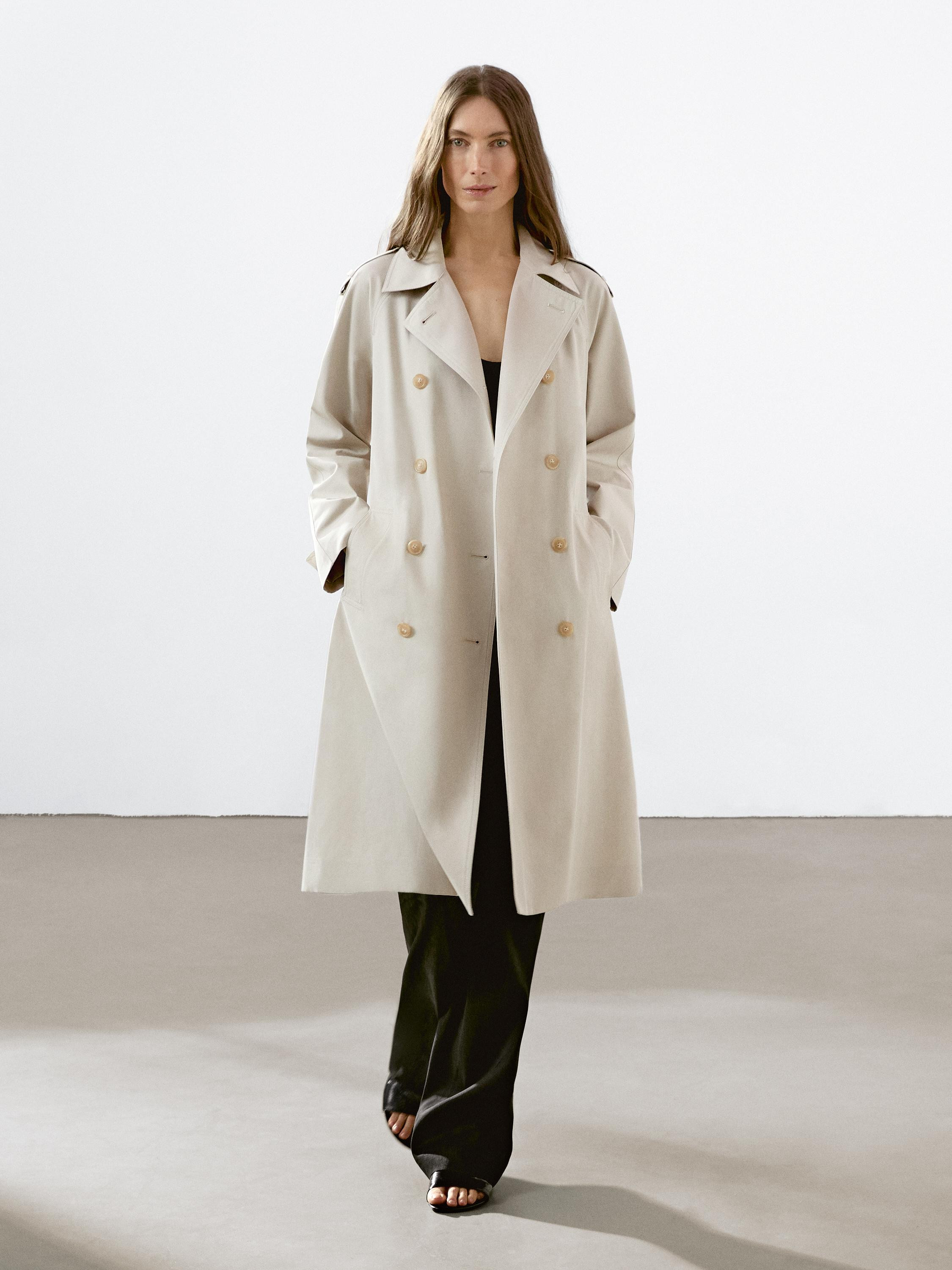 Classic water-repellent trench coat | Massimo Dutti US