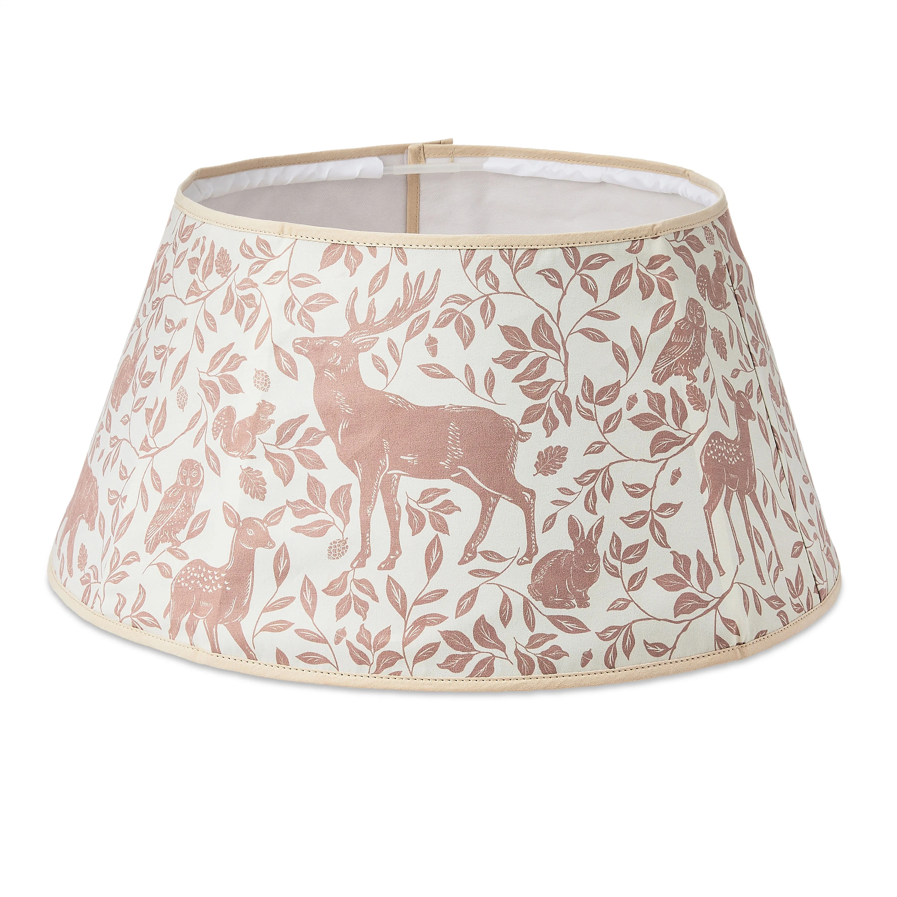 Woodland Toile Print Christmas Tree Stand Band, Beige, 22", by Holiday Time | Walmart (US)