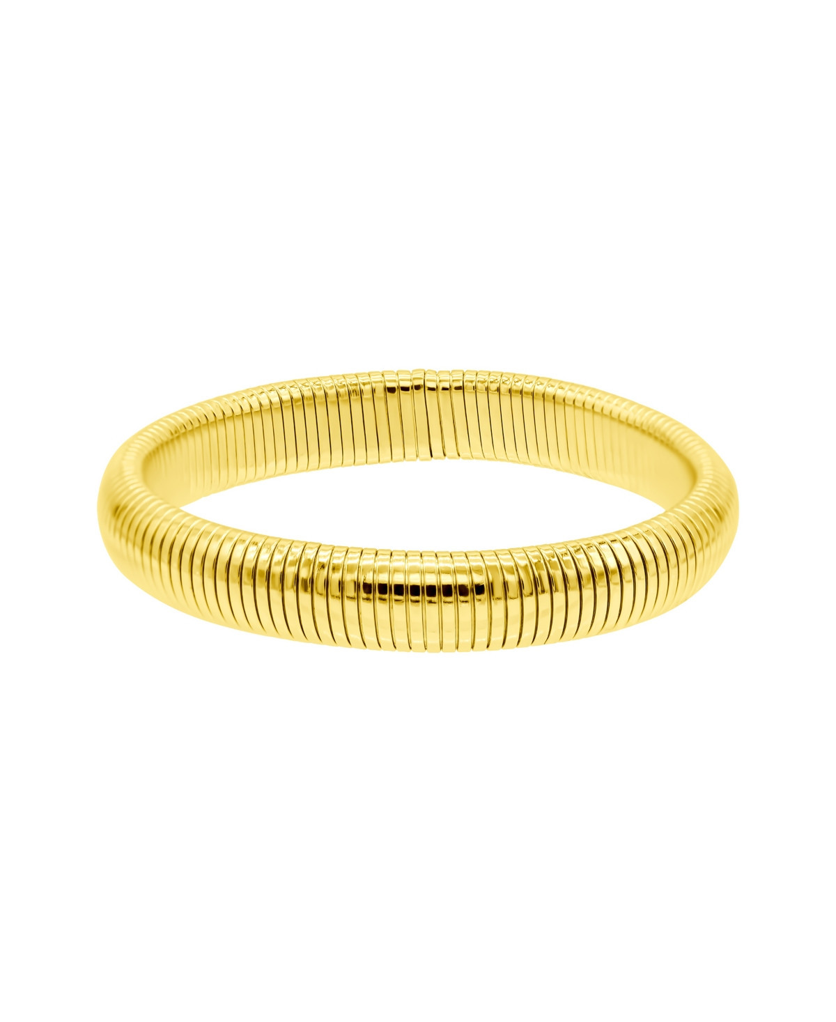 Adornia 14K Gold-Plated Tall Omega Bracelet - Gold | Macy's