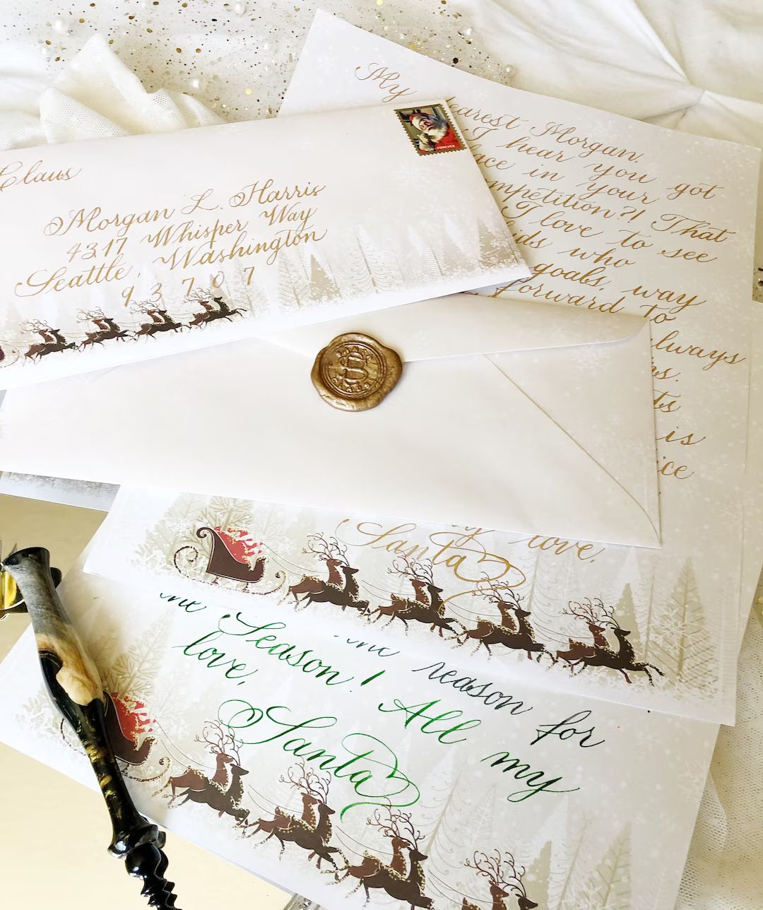 Authentic Santa Letter Hand Written Christmas Eve Letter - Etsy | Etsy (US)