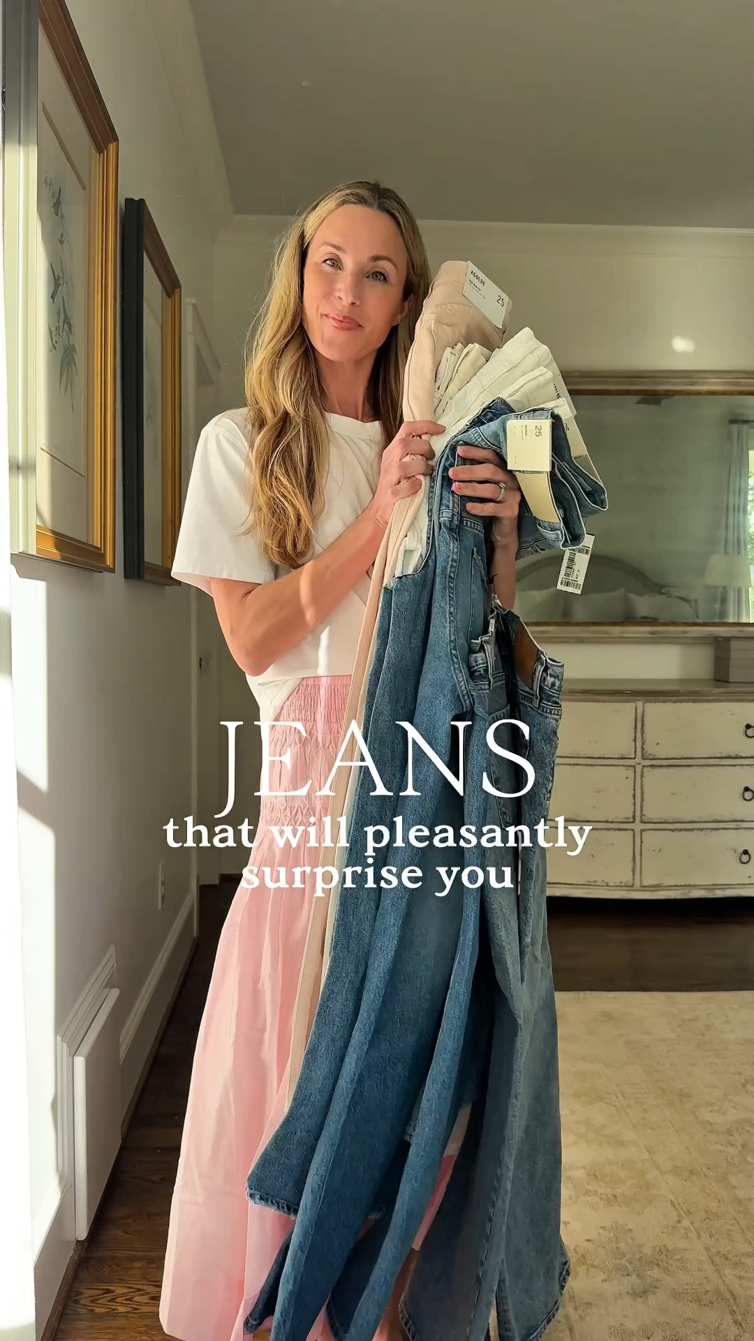 Jeans try on 👖 Wearing 25 in all. For the AGOLDE Ren, linked the 32” inseam (what I’m wearing) and the regular.

jeans, jeans outfits, light wash jeans, white jeans, barrel leg jeans, wide leg jeans, AGOLDE jeans, citizens of humanity jeans, citizens of humanity Miro, banana republic jeans, spring jeans, summer jeans

#LTKootd #LTKSeasonal #LTKgrwm