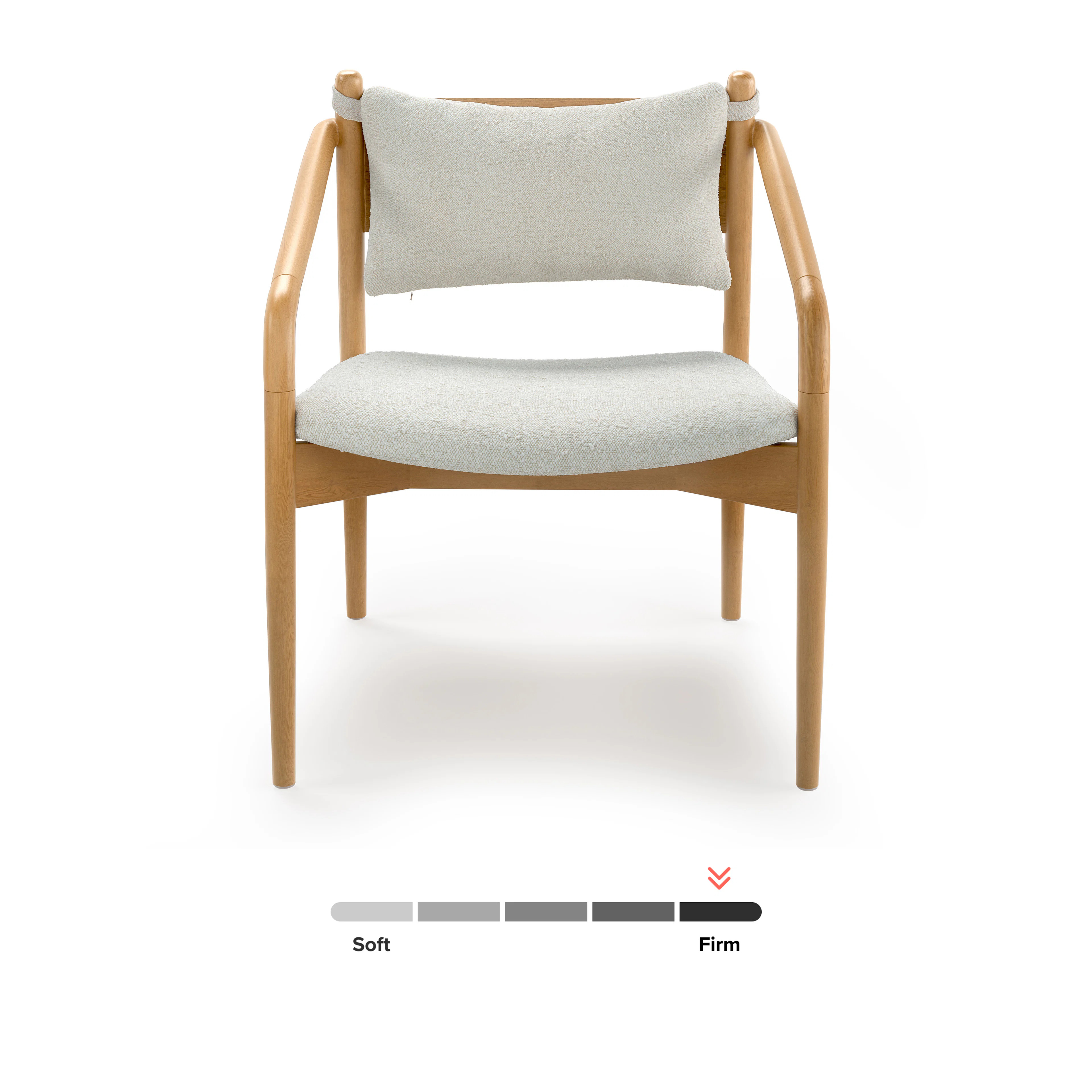Lento 25" Lounge Chair - Ivory Bouclé | Article