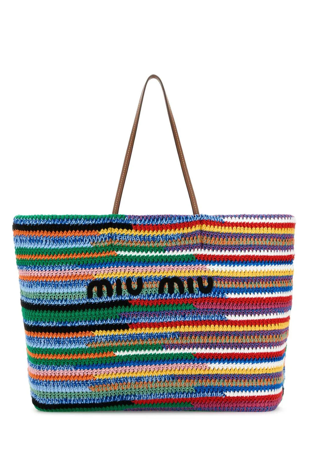 Miu Miu Crochet Large Handbag | Cettire Global