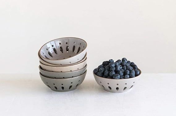 Stoneware Berry Bowl, 3 Colors | Amazon (US)