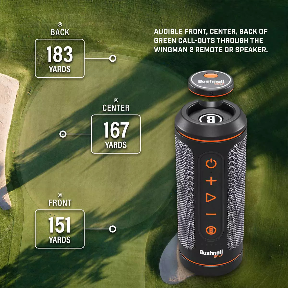 Bushnell Wingman 2 Golf GPS Speaker | Target