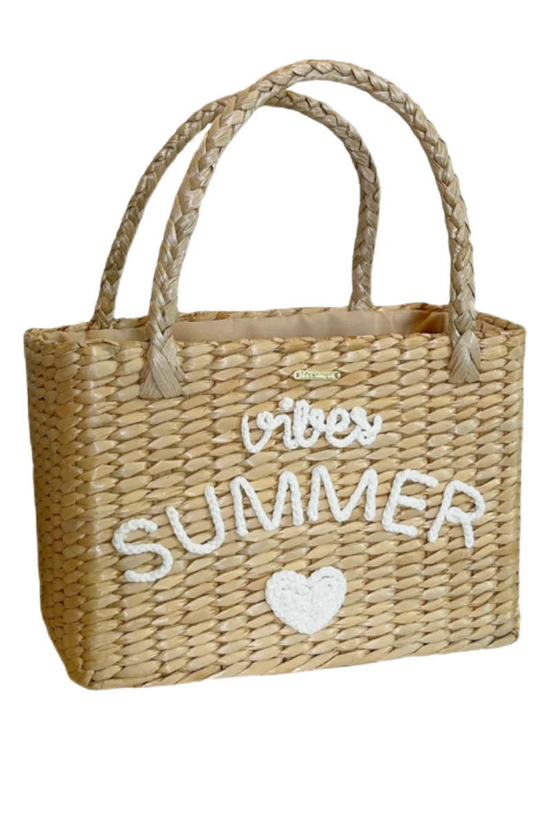 'Carilyn' Customizable Straw Bag | Goodnight Macaroon