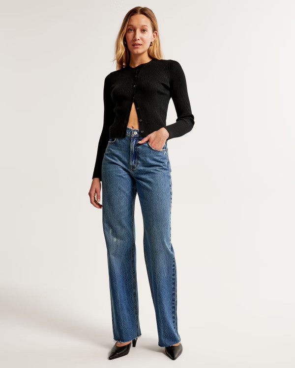 High Rise 90s Relaxed Jean | Abercrombie & Fitch (US)