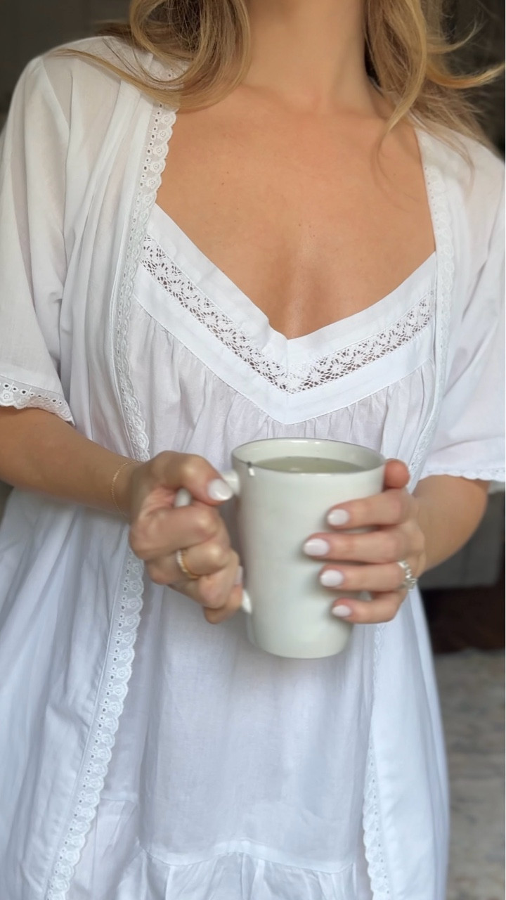 Pure cotton, pure comfort. The kind of nightgown you wear for slow mornings, soft sheets, and the occasional room service moment. Dressed down never looked so good🤍

Comment shop for links to @jacarandaliving nightgowns 

#jacarandaliving #packthenightgown #nightgown #cottonnightwear #ad