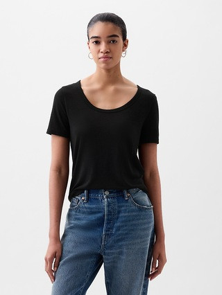 Linen-Blend T-Shirt | Gap (US)