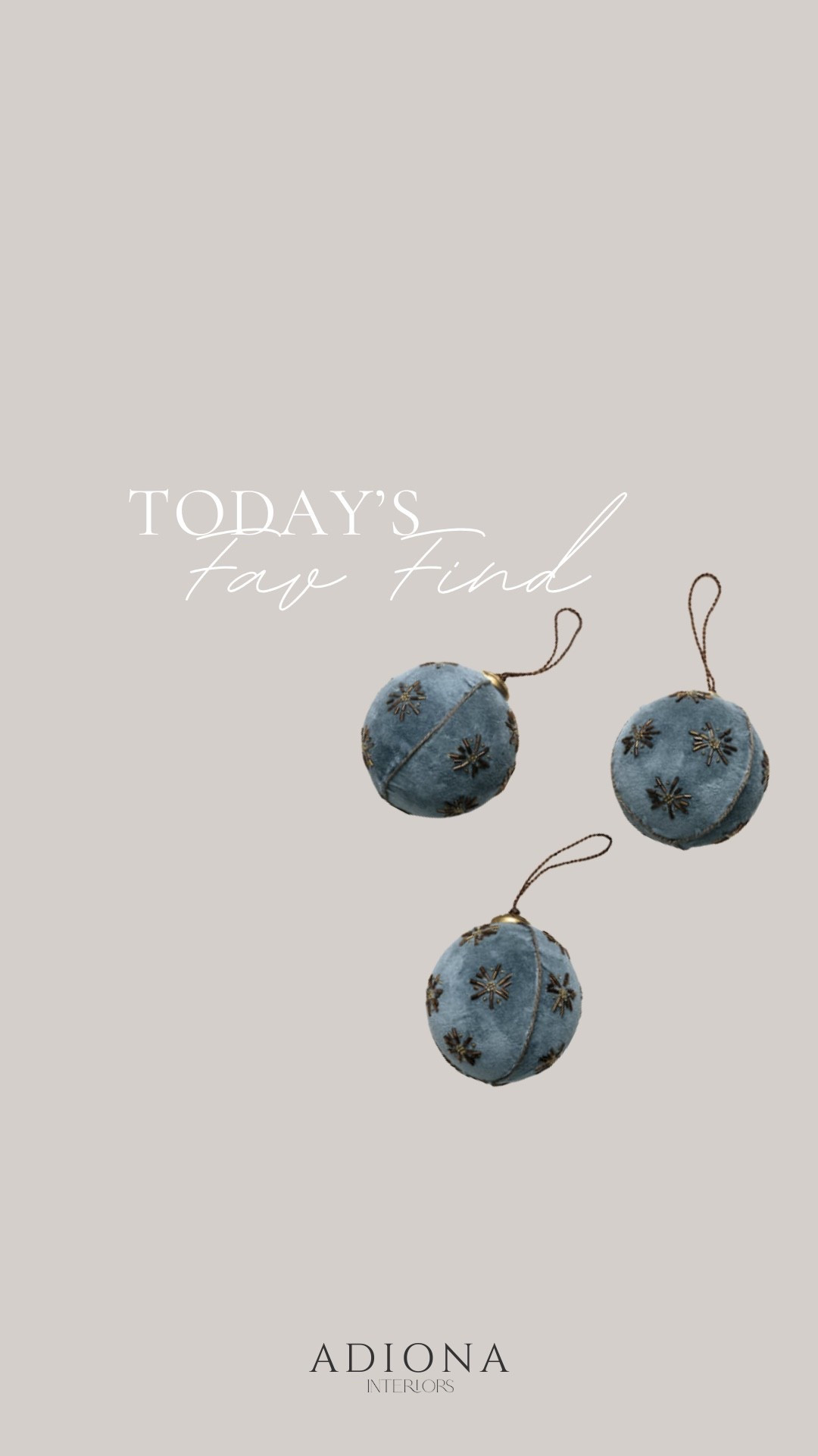 Today’s favorite find 

McGee & Co finds, holiday decor, Christmas decor, Christmas ornaments 

#LTKSeasonal #LTKHome #LTKHoliday