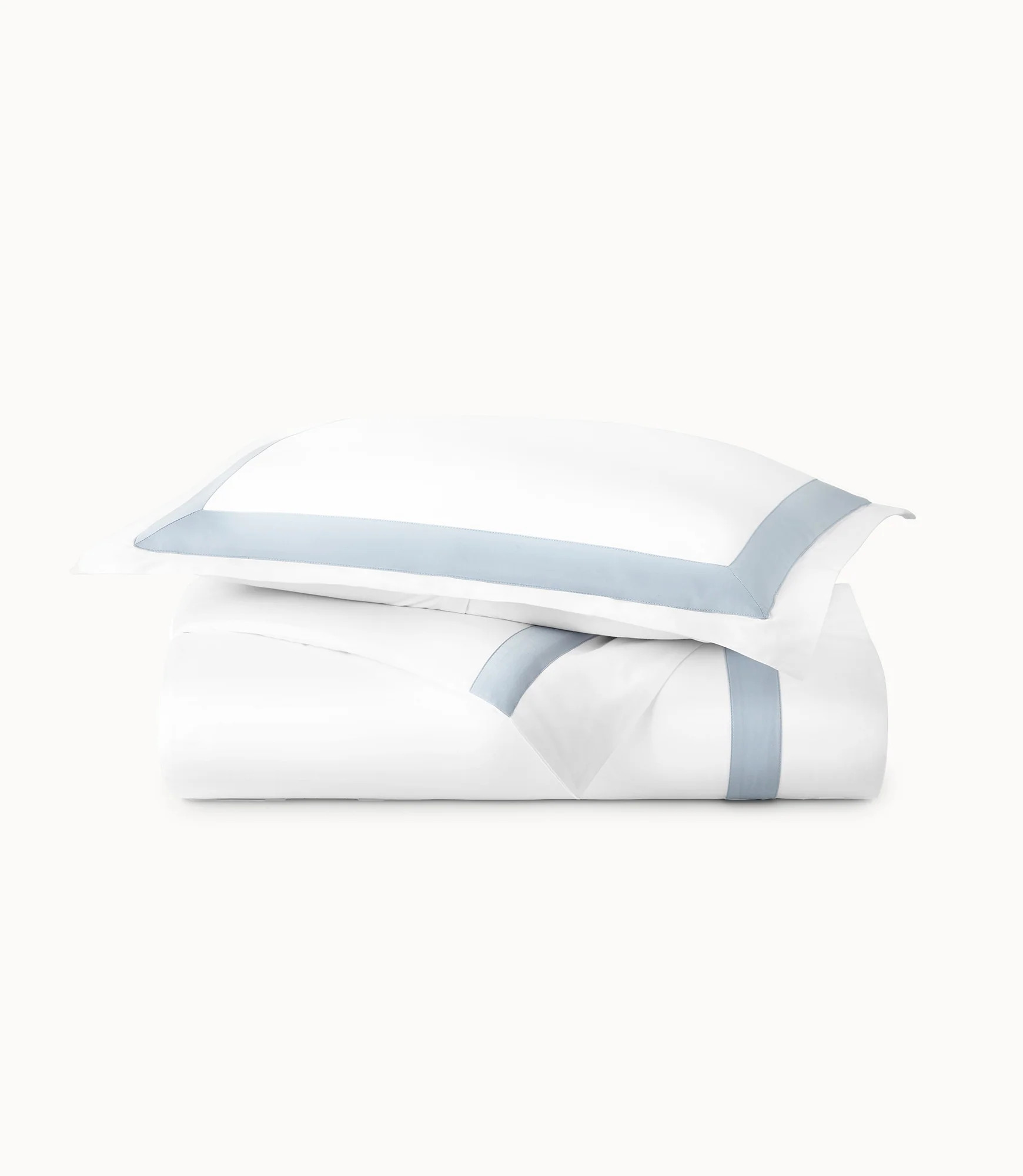 Soprano Trim Sateen Duvet Cover | Peacock Alley | Peacock Alley | Luxury Bedding & Bath Linens