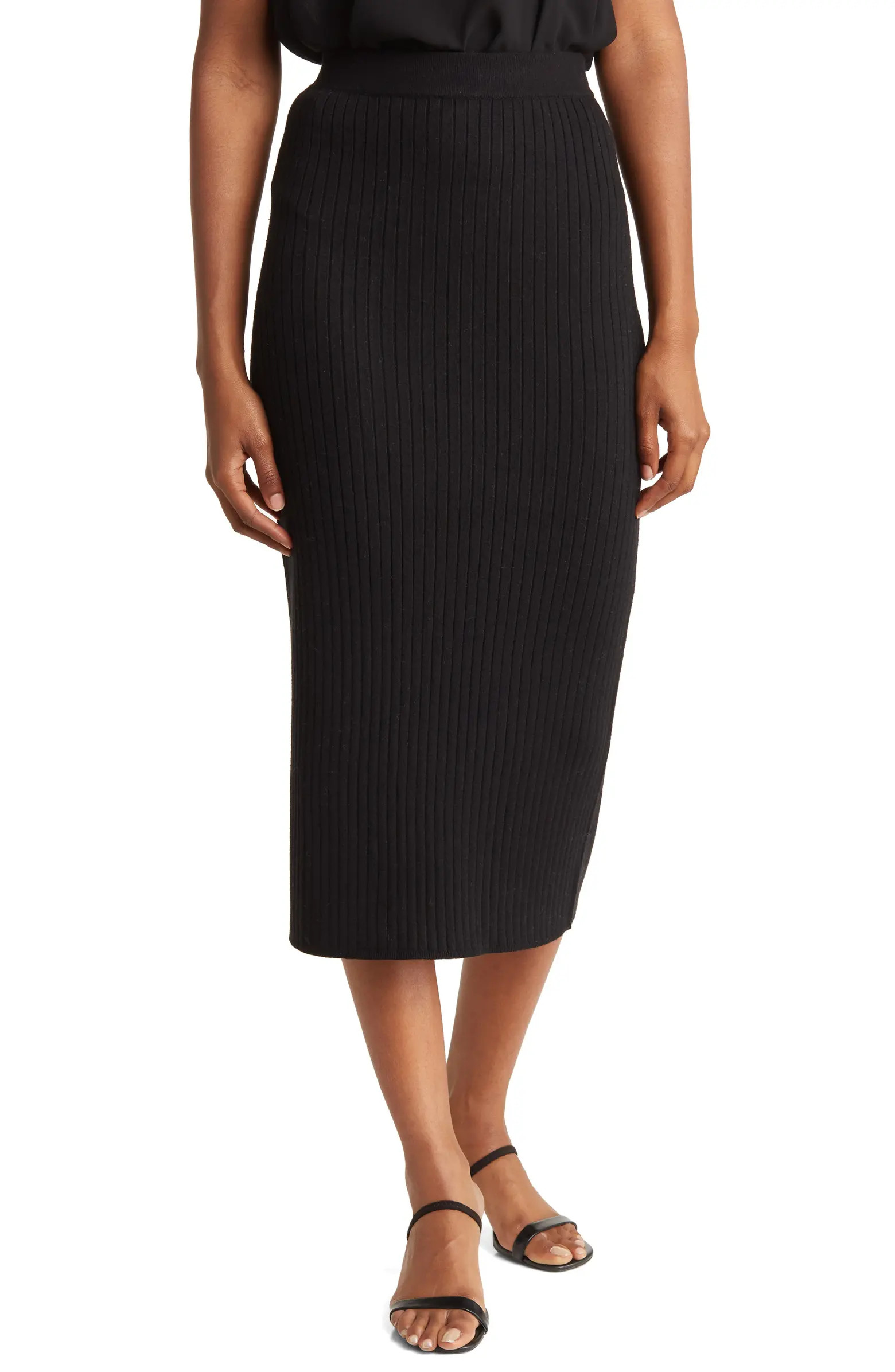 Ribbed Pencil Sweater Skirt | Nordstrom Rack
