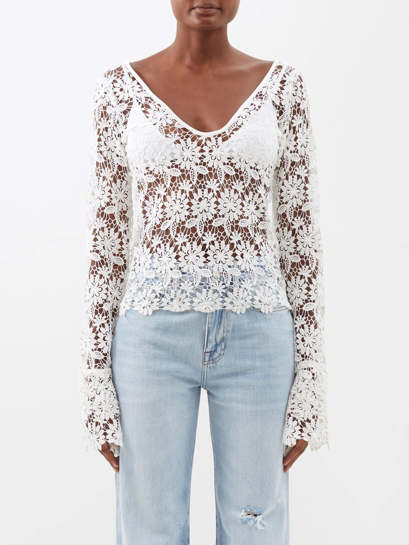 Storyteller crochet-lace top | Matches (APAC)