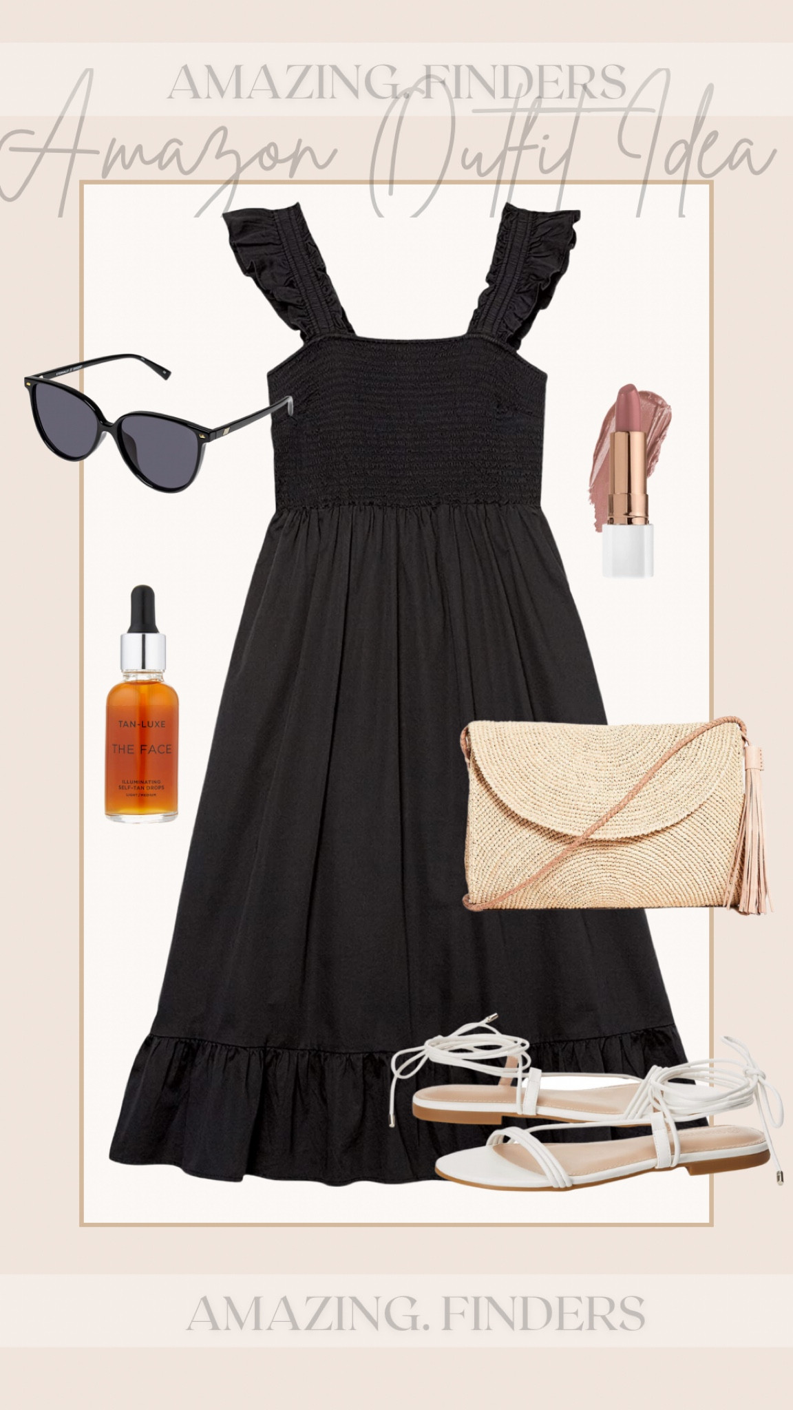 Amazon outfit idea
Spring dress
Amazon dress
Amazon spring
Amazon straw bag