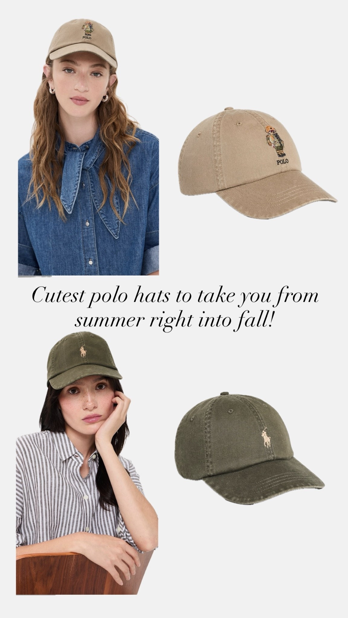 Polo continues to be a top trending brand and these hats are not only adorable but a perfe — daily edit cover from Found by Em