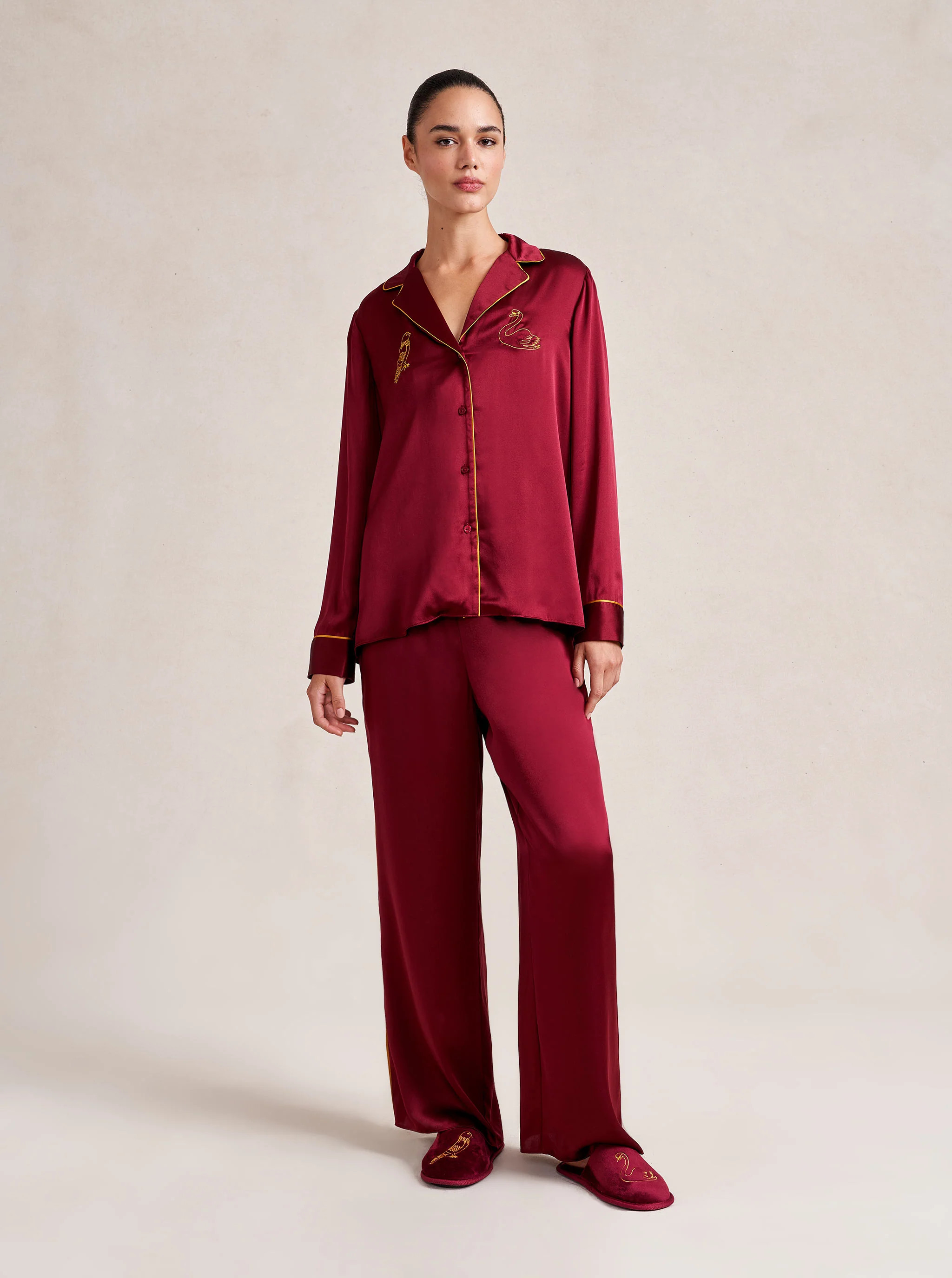 Observed By Us x La Ligne Silk Bonne Soirée Pajamas | La Ligne