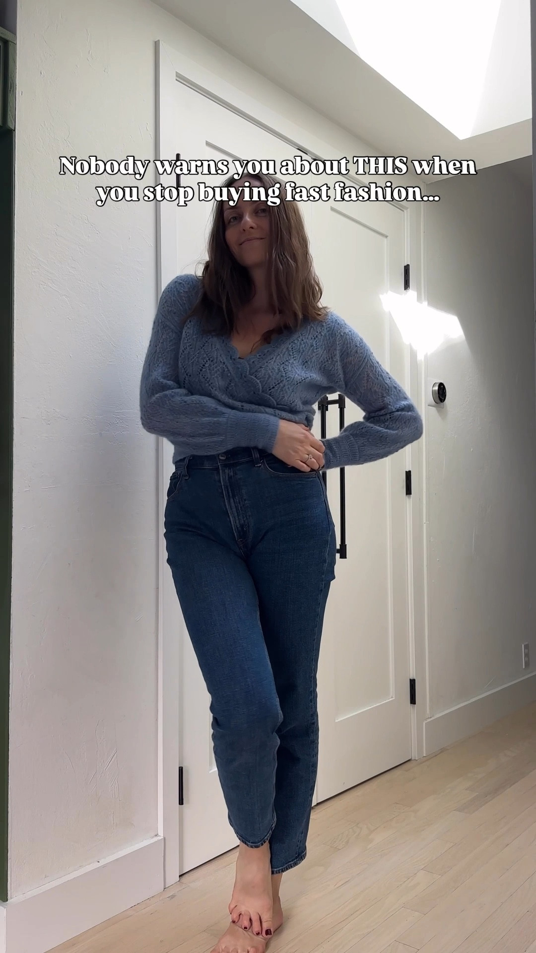 Sézane sweater and dark wash straight leg jeans

#LTKWorkwear #LTKOver40 #LTKSeasonal