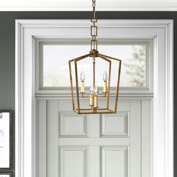 Tiana 4 - Light Lantern Geometric Pendant | Wayfair North America