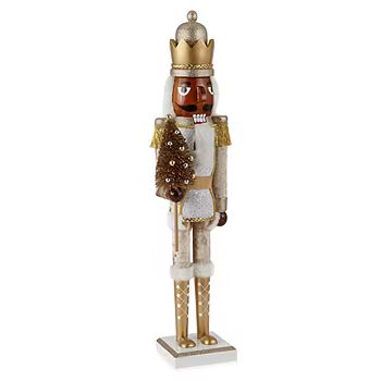 North Pole Trading Co. 24" African American Tinsel Christmas Nutcracker | JCPenney