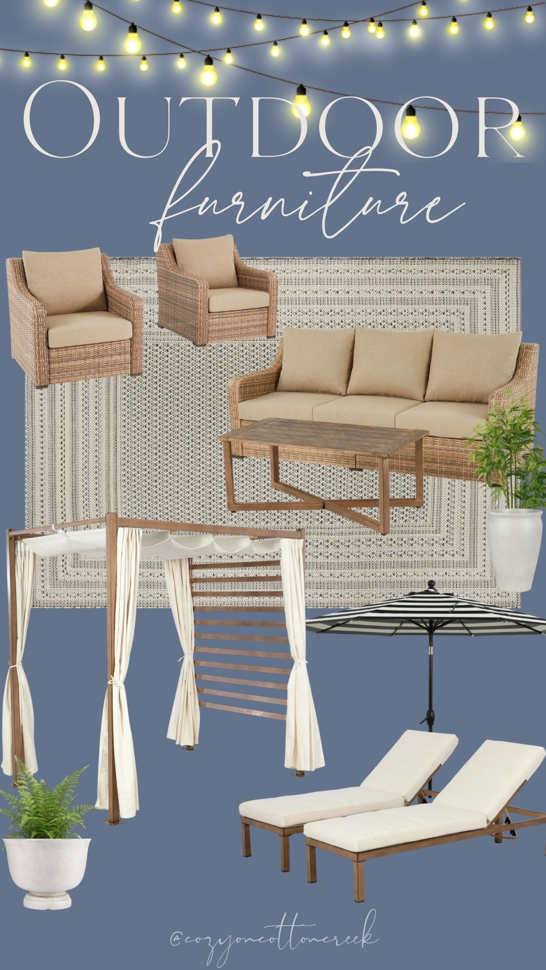 Outdoor patio furniture and decor! Affordable and great quality finds from Walmart 

#LTKSpringSale #LTKHome #LTKSeasonal