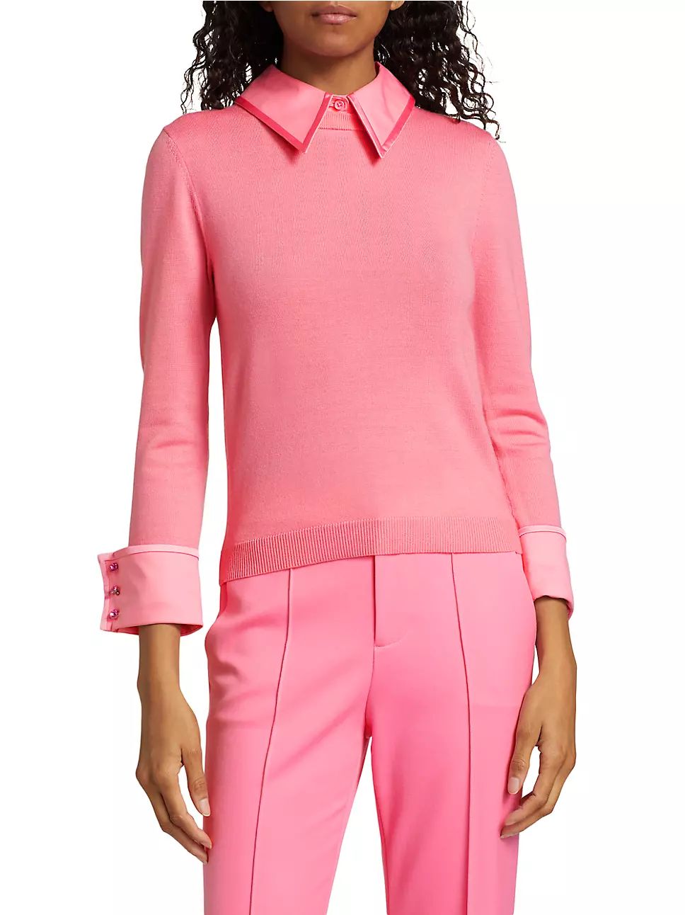 Porla Collared Wool Sweater | Saks Fifth Avenue
