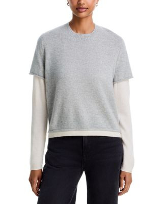 Aqua Cashmere 100% Cashmere Crewneck Sweater - Exclusive | Bloomingdale's (US)