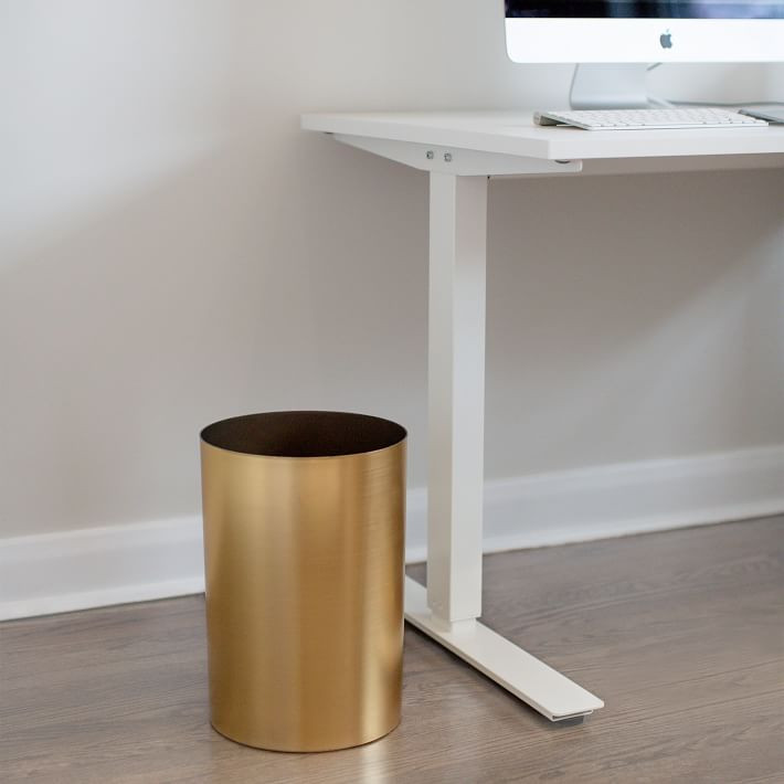 Metalla Trash Can | Pottery Barn Teen