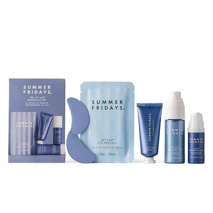 Summer Fridays Jet Lag™ Essentials - Mini Hydrating Skin Care Set With Jet Lag™ Mask, Eye Pat... | Amazon (US)