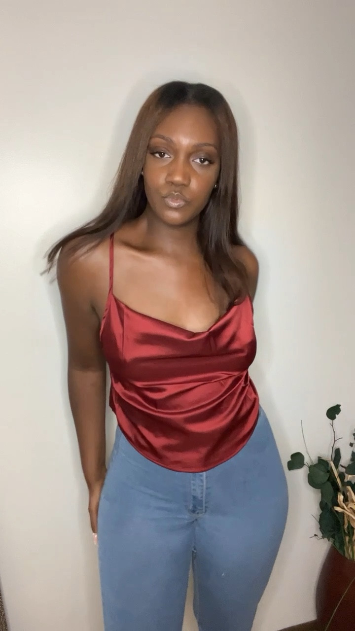 Satin tank! 

#LTKstyletip #LTKunder50 #LTKxNSale