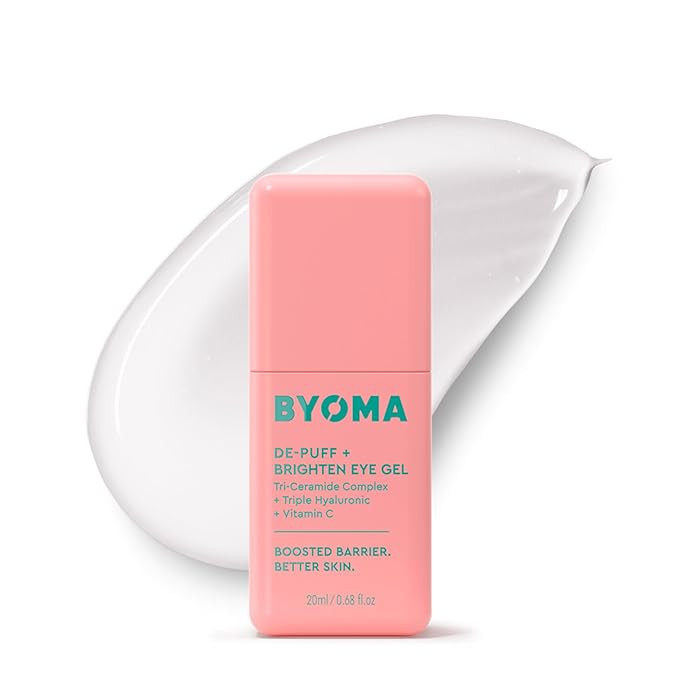 BYOMA De-Puff + Brighten Eye Gel - Lightweight Gel Eye Cream for Dark Circles, Puffiness & Wrinkl... | Amazon (US)