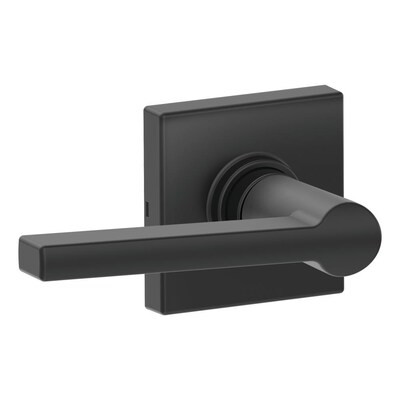 Dexter by Schlage  Dexter Solstice-Collins Matte Black Universal Passage | Lowe's