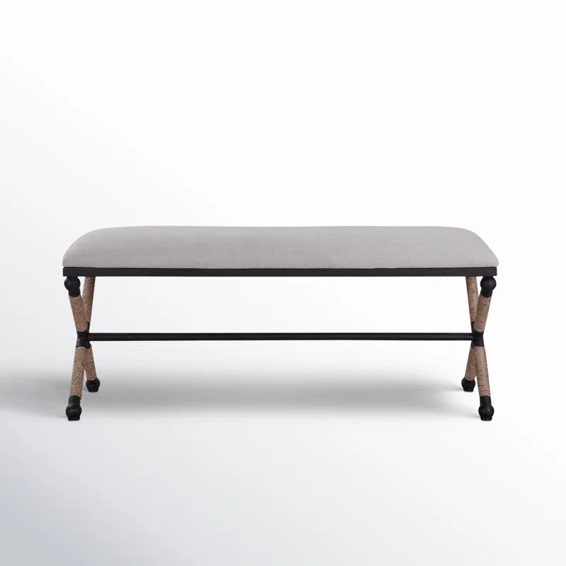 Milana Cotton Upholstered Bench | Wayfair North America