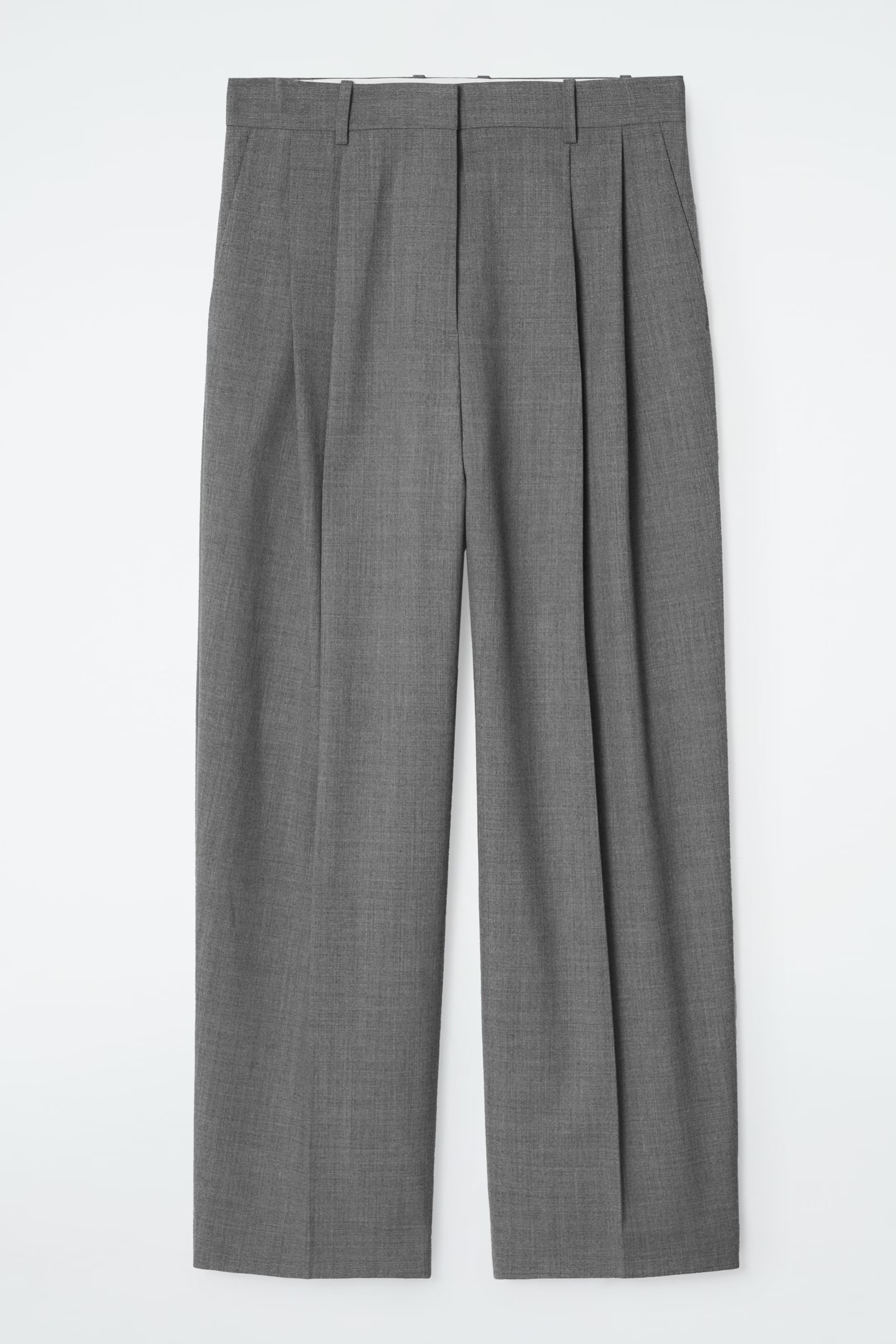 LOCKERE HOSE AUS TWILL MIT WEITEM BEIN - GRAU | COS DE | COS (EU)