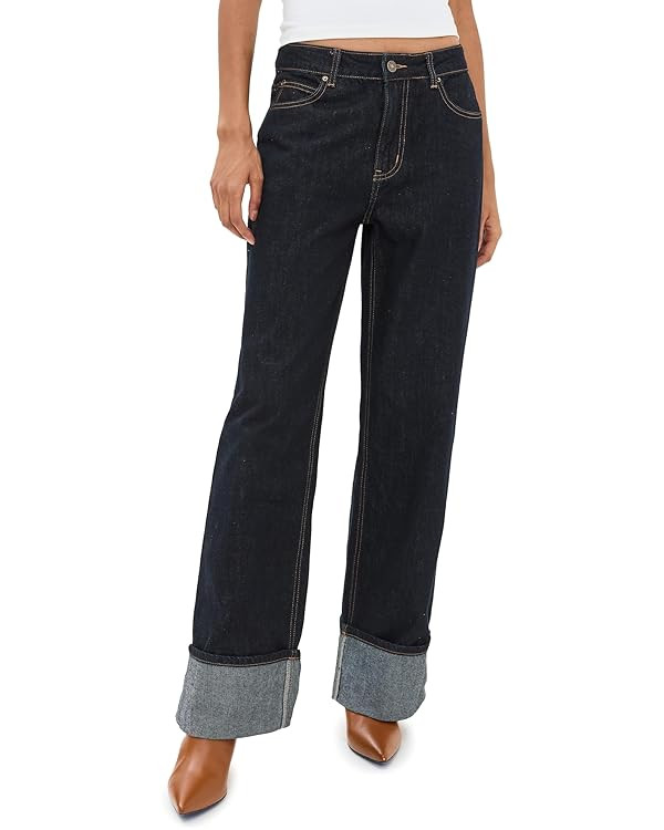 Women's Top Model Cuffed Jeans | Amazon (US)