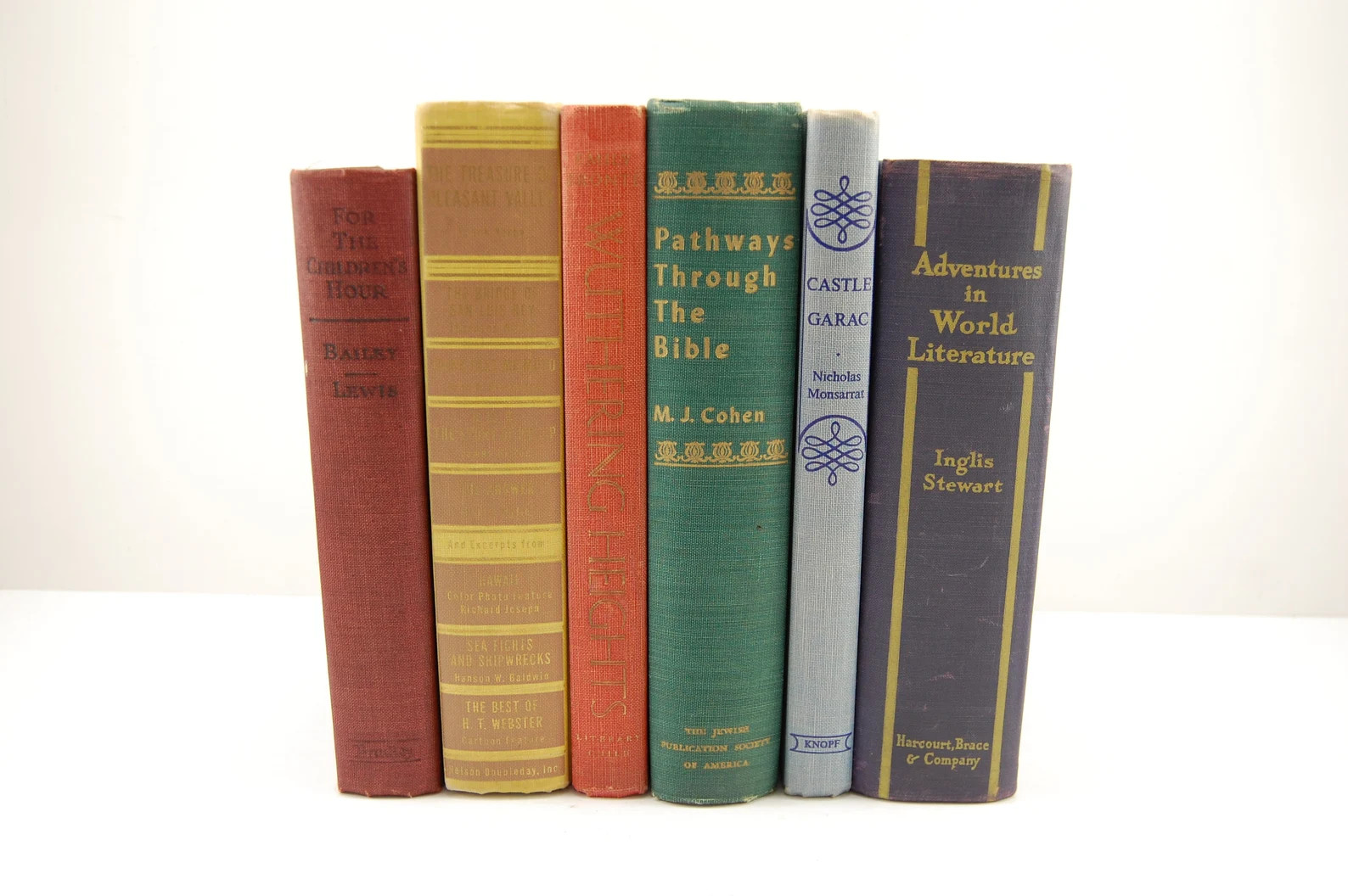 Read the full title
    vintage rainbow Book Bundle from 20s, 30s, 50s all with great titles bibl... | Etsy (US)