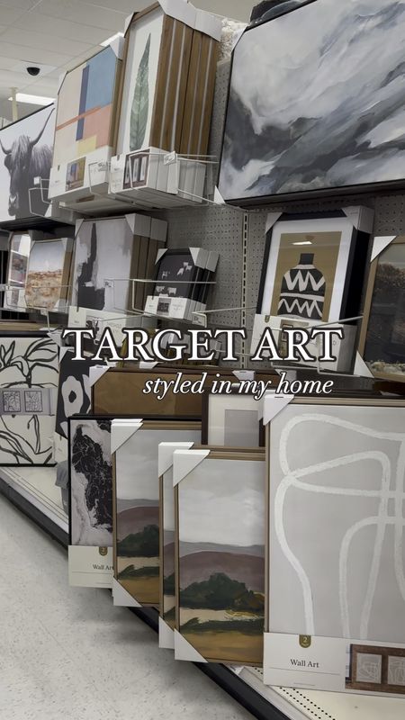 All 3 of these affordable art pieces are from Target! 🎯 

#LTKhome #LTKVideo #LTKstyletip