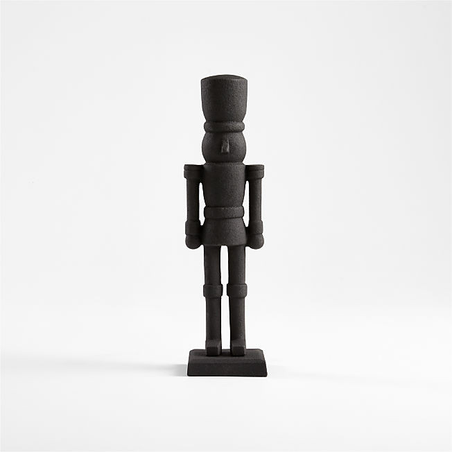 12" Zinc Nutcracker Decoration + Reviews | Crate & Barrel | Crate & Barrel