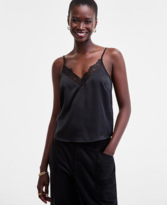 On 34th Women's Lace-Trim Tank, Macy's Exclusive - Macy's | Macy's
