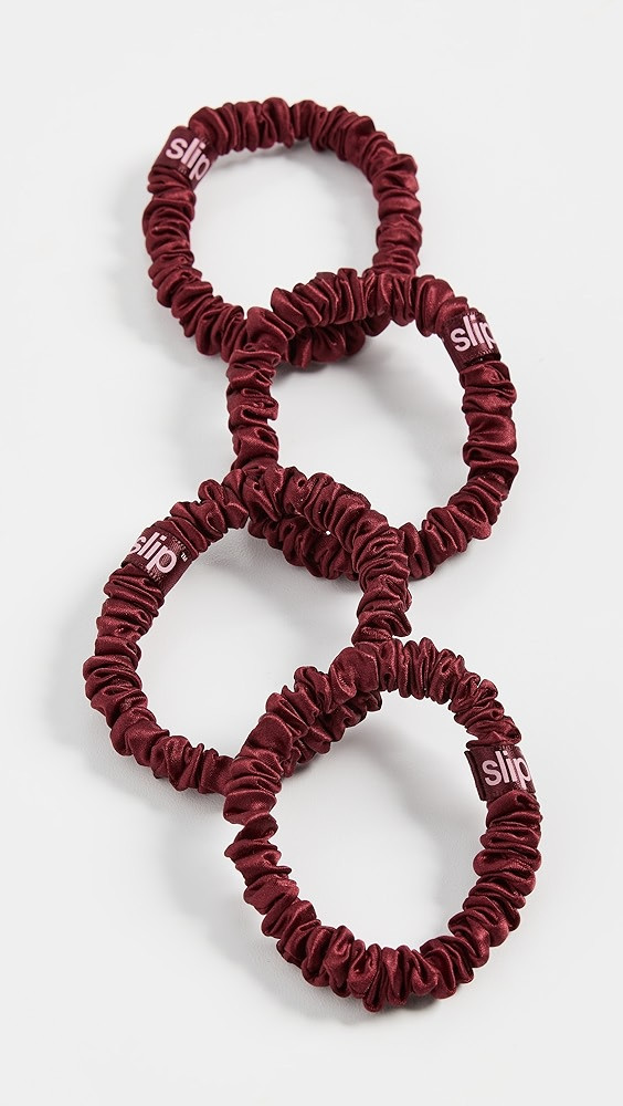 Skinny Silk Scrunchie Set of 4 | Shopbop