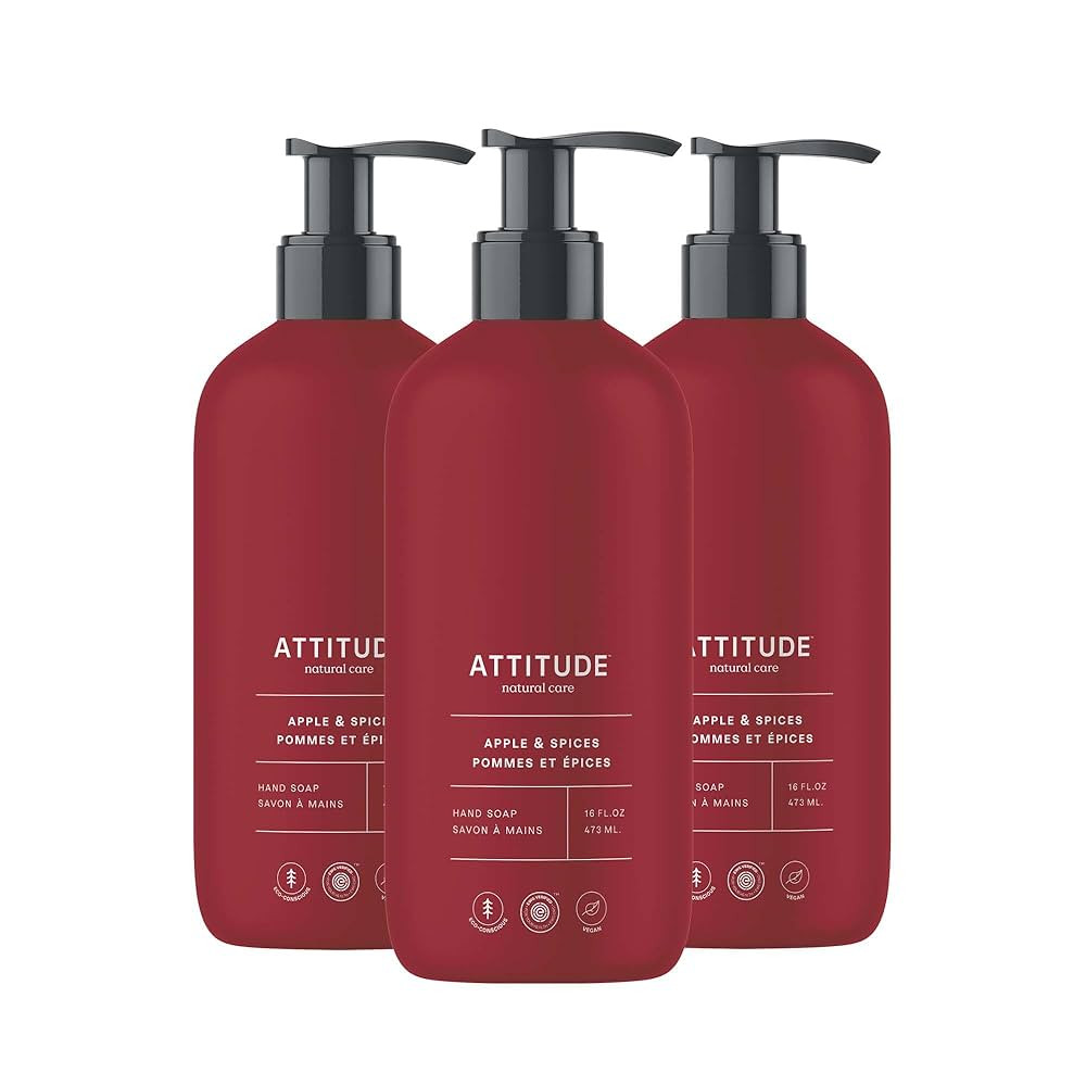ATTITUDE Limited Edition Liquid Hand Soap, EWG Verified, Plant and Mineral-Based, Vegan Personal ... | Amazon (US)
