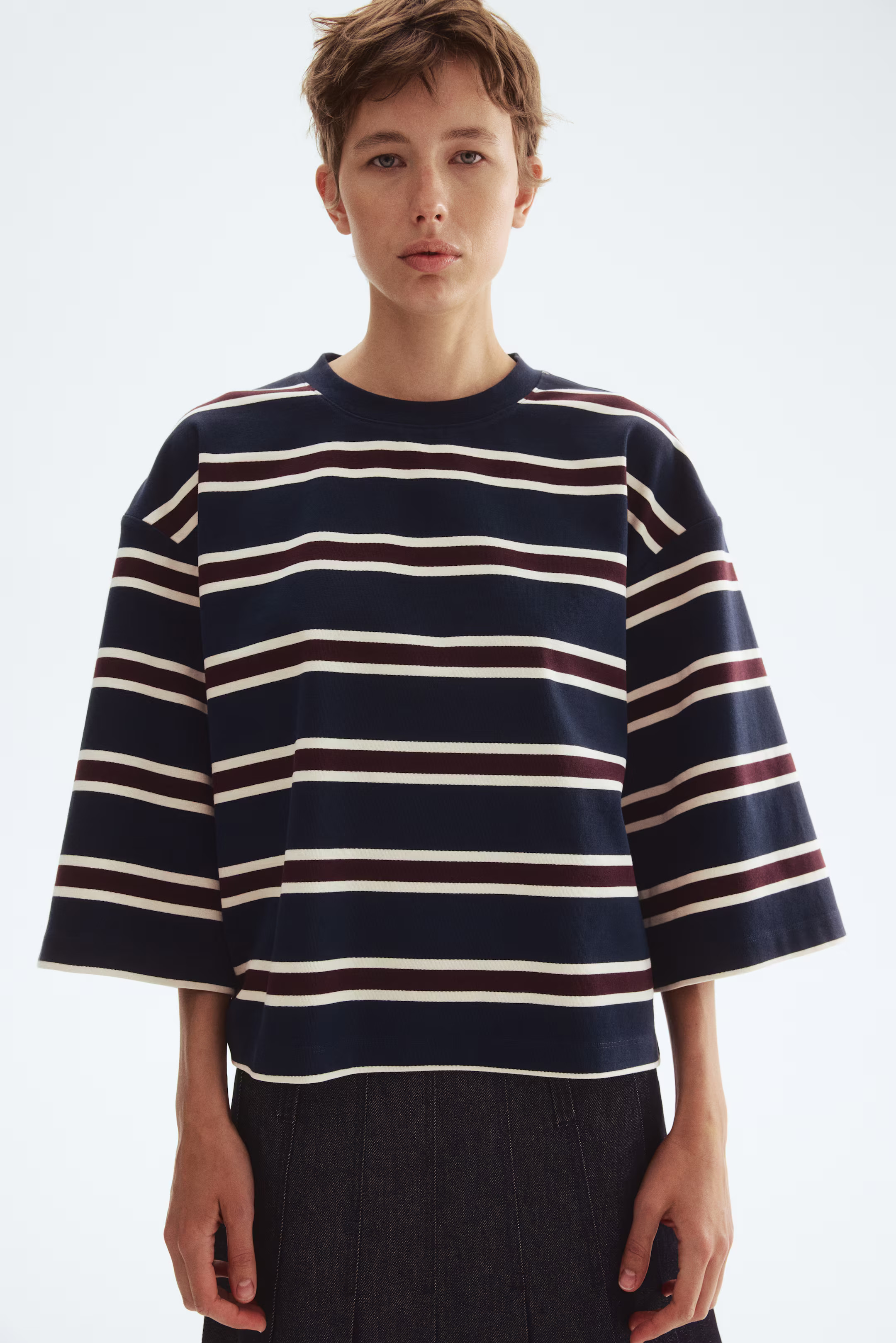 Loose-fit cotton top | H&M (UK, MY, IN, SG, PH, TW, HK)