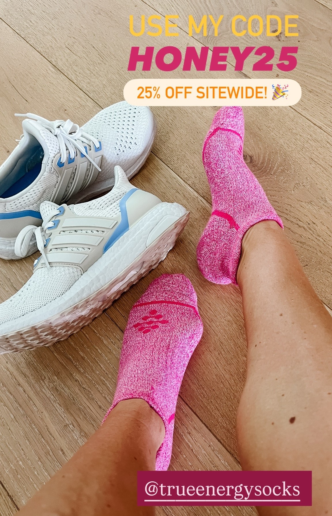 Your shoes get the credit, but your socks do the work! Thankful for my @TrueEnergy Socks that power every workout! 🏋🏼‍♀️ 🚶‍♀️🚴🏻‍♀️⛹️‍♀️

Use my code HONEY25 for 25% off sitewide! 🎉 #ad

#LTKfitnessgoals #LTKActive
