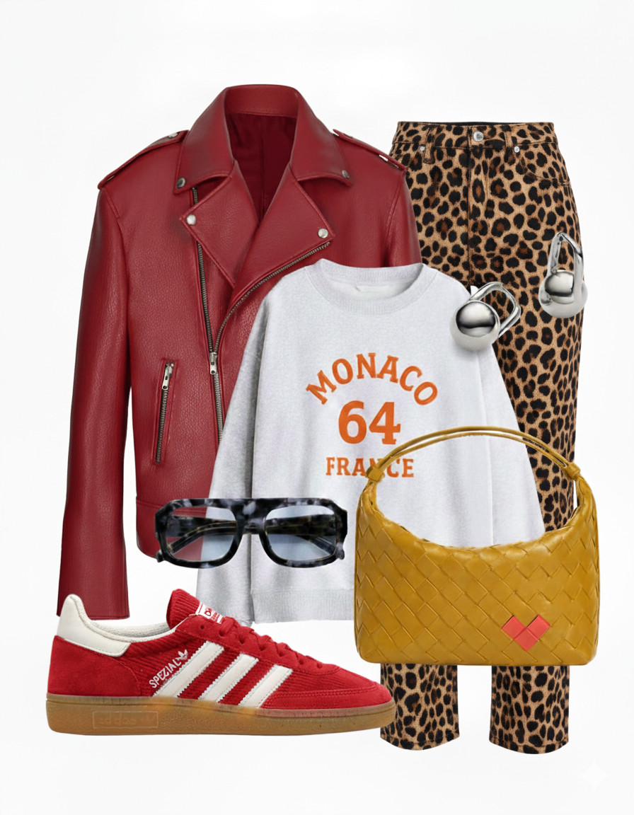 Valentine’s Day vibes with a twist ♥️ Bold red, a hint of leopard, and that confident energy that never goes out of style. Would you rock this look? 

 #LTKaustralia #LTKtravel #LTKdresses